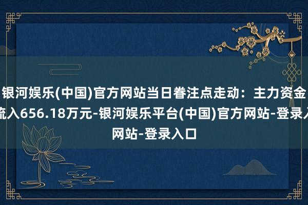 银河娱乐(中国)官方网站当日眷注点走动：主力资金净流入656.18万元-银河娱乐平台(中国)官方网站-登录入口